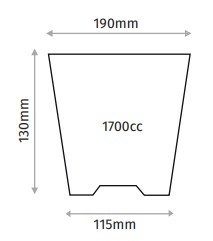 19 x 13 CM YUVARLAK SAKSI